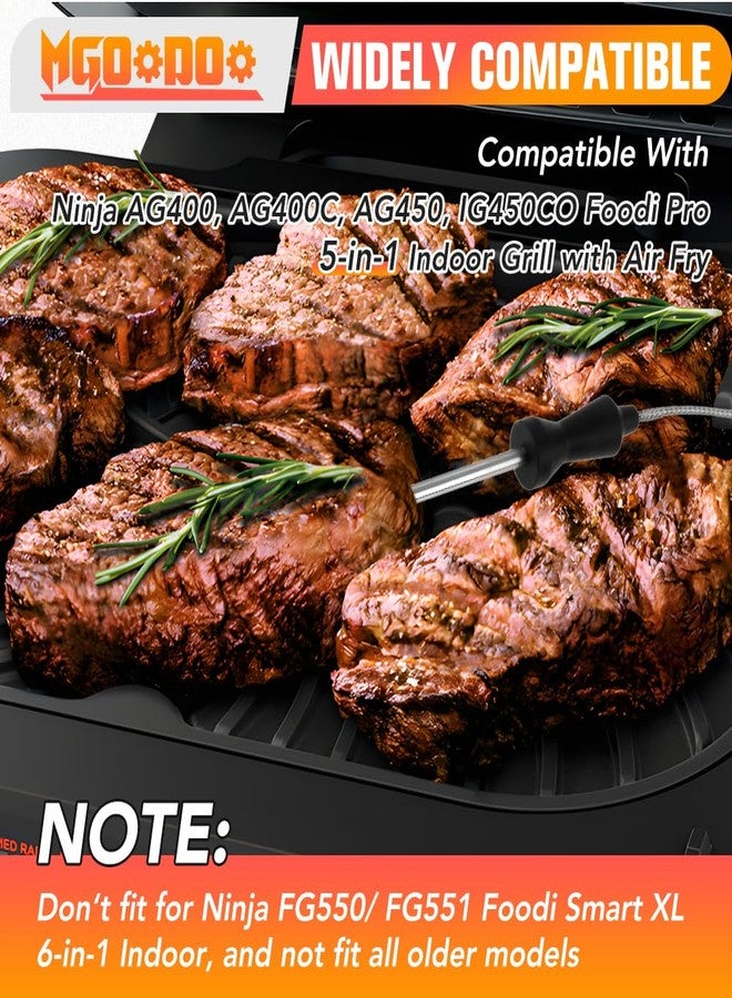 Mgoodoo Meat Temperature Probe Compatible with Ninja Grill AG400, AG400C, AG450,IG450CO Foodi Pro 5-in-1 Indoor Grill with Air Fry,Replacement for Ninja Air Fryer Grills Smart Thermometer Probe - Image 5